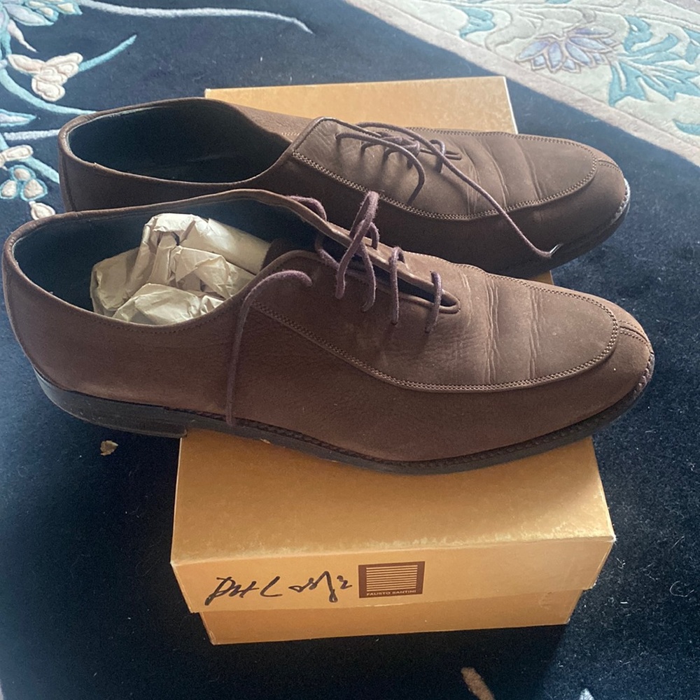 David & Joan Brown Dress Shoes - 11